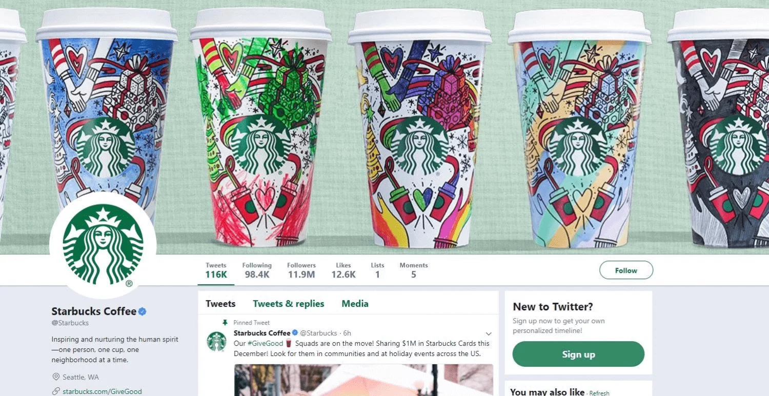 best social media campaigns starbucks christmas cover
