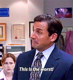 office man social media client conflict