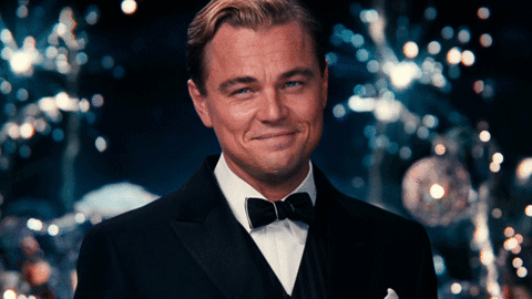 DiCaprio GIF from the great gatsby - how to use gifs for your social media marketing campaigns