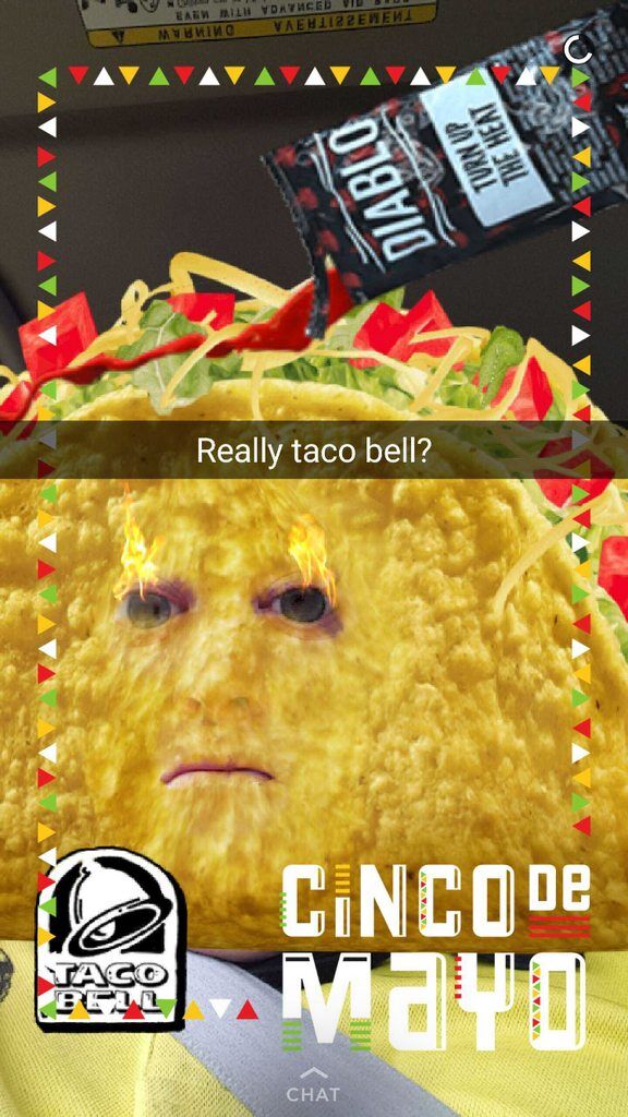 Social Media Year in Review 2017 taco bell snapchat