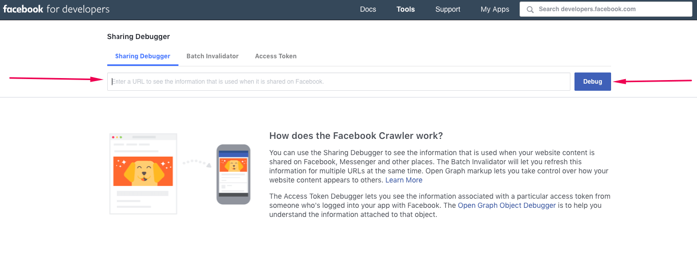 facebook debugger how it works