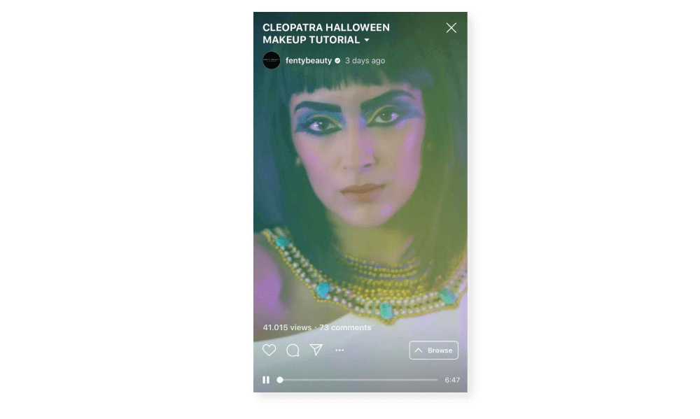 Fenty Beauty Cleopatra Halloween Makeup Tutorial