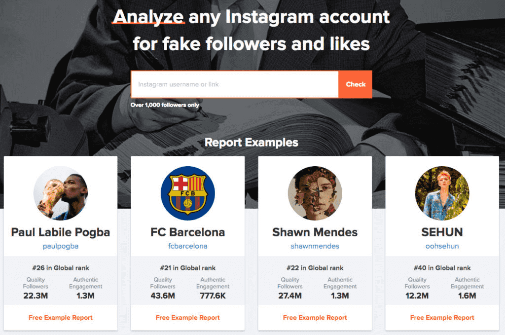 instagram marketing tool hype auditor analyse instagram accounts fake followers fake likes fc barcelona