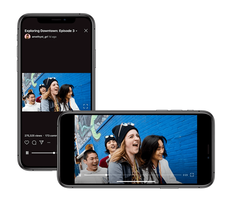 Landscape Videos, Now in IGTV (via Instagram Press)