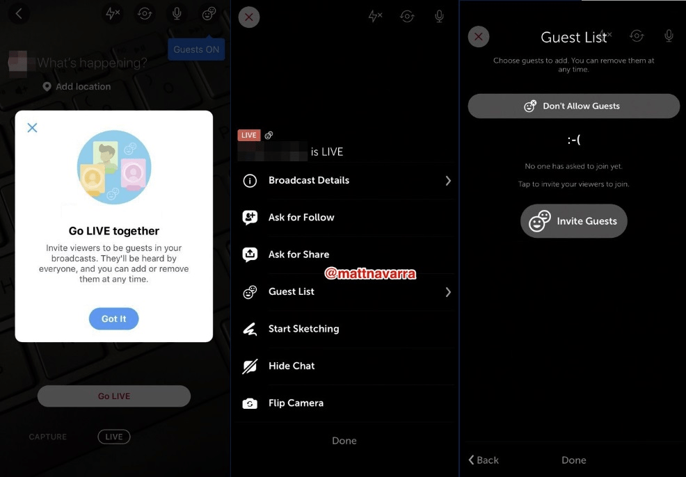 Go Live With Guest - Twitter is rolling out a new feature (via Social Media Today)