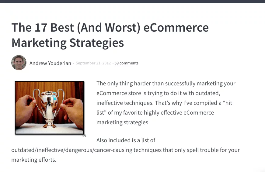 best ecommerce marketing strategies