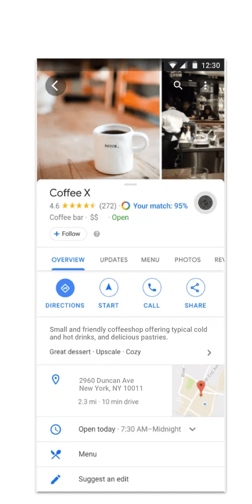 Google My Business introduces many new features for company profiles welcome offers