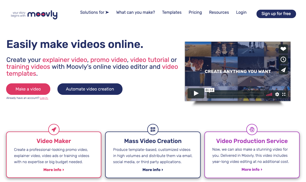 video applications for social media videos