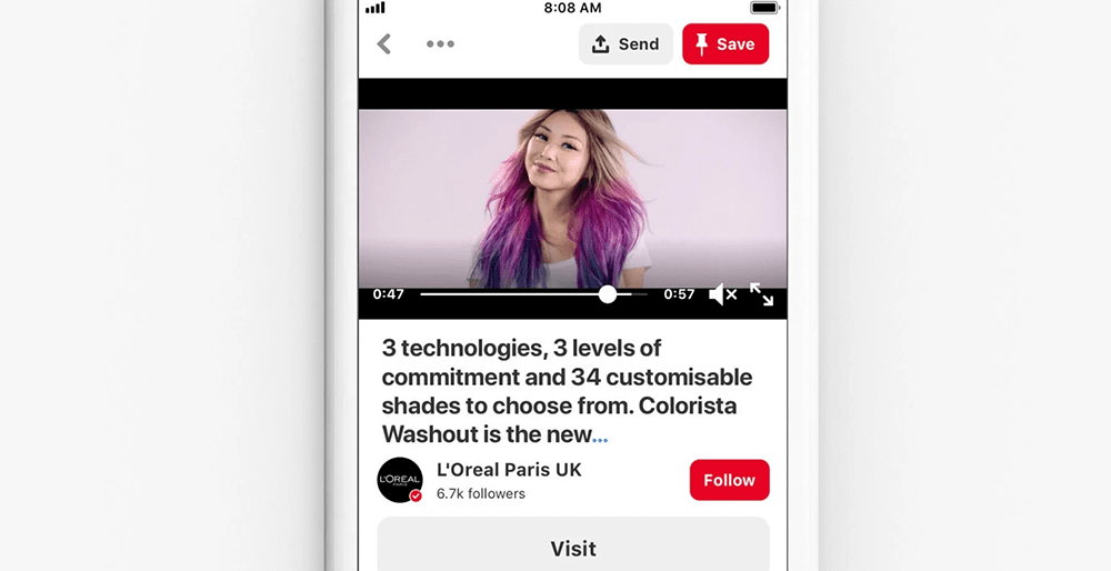 Pinterest's new video format encourages users to post more video