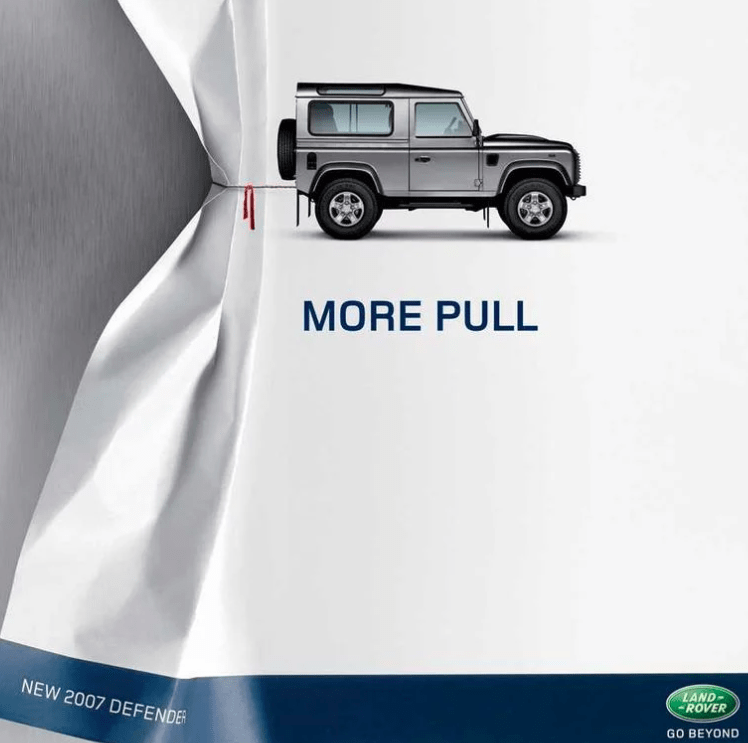 land rover ad