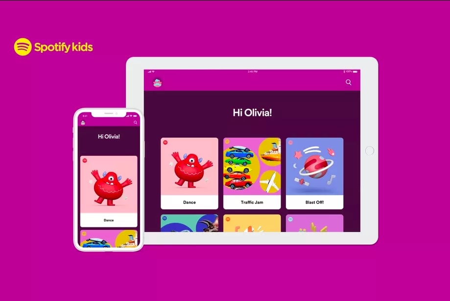 Spotify launches new app for kids
