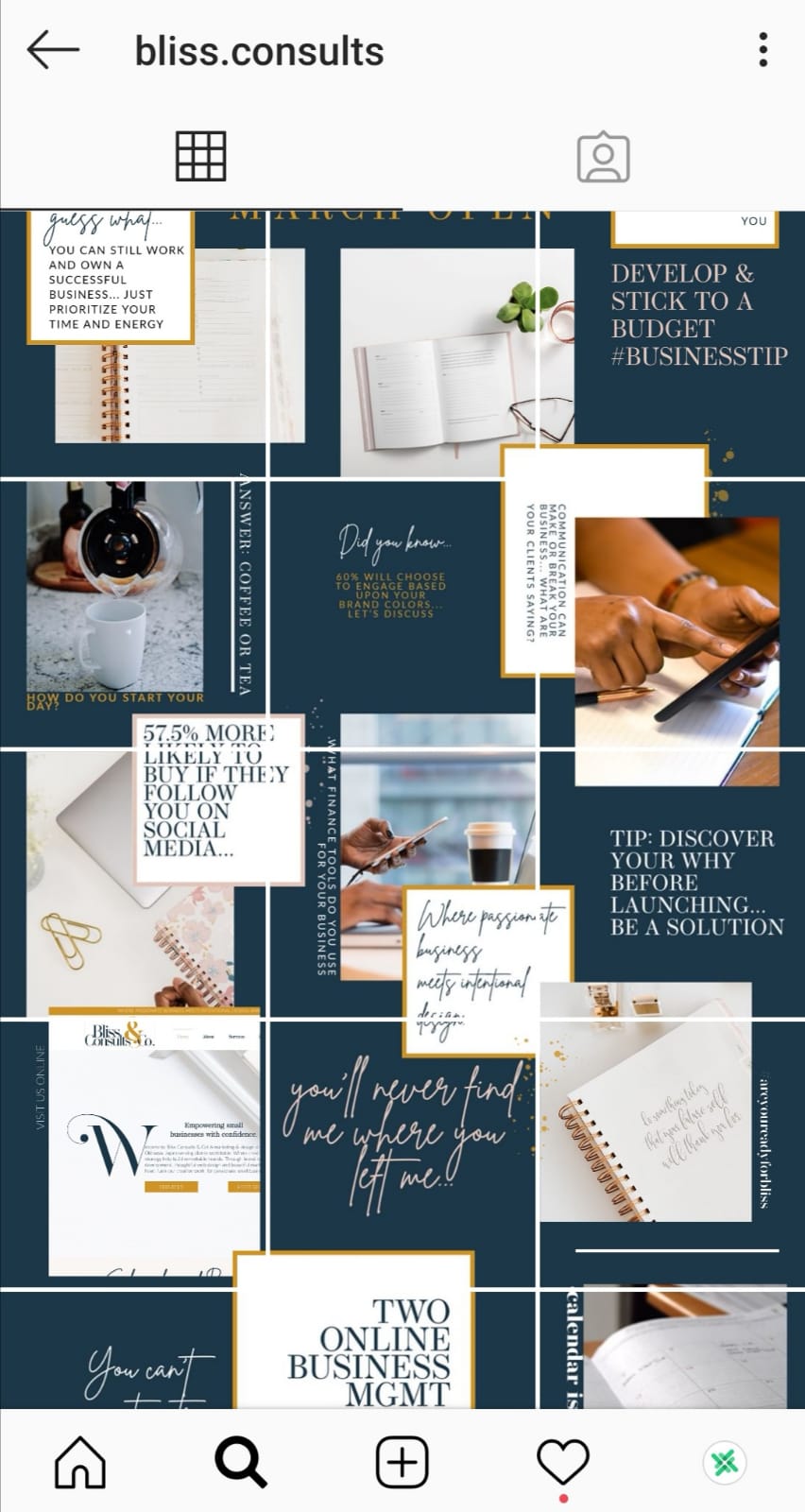 instagram grid layout ideas