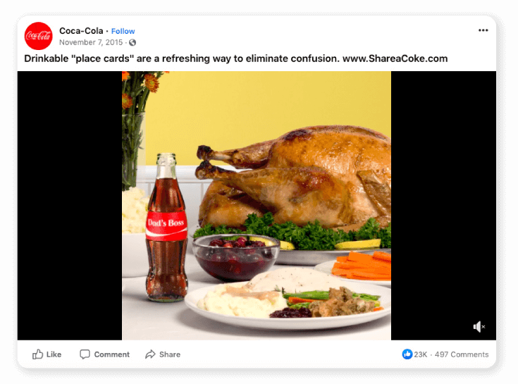 Coca-Cola Thanksgiving campaign