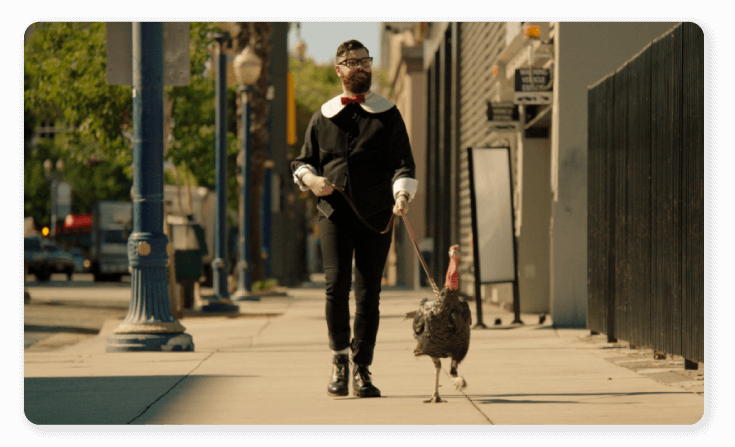 Stove Top Thanksgiving campaign featuring The Artisanal Hipster Pilgrim