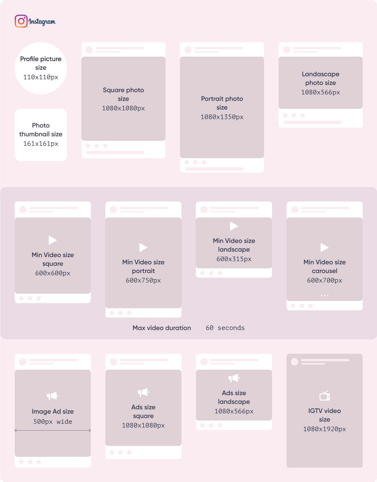 Instagram image size guide