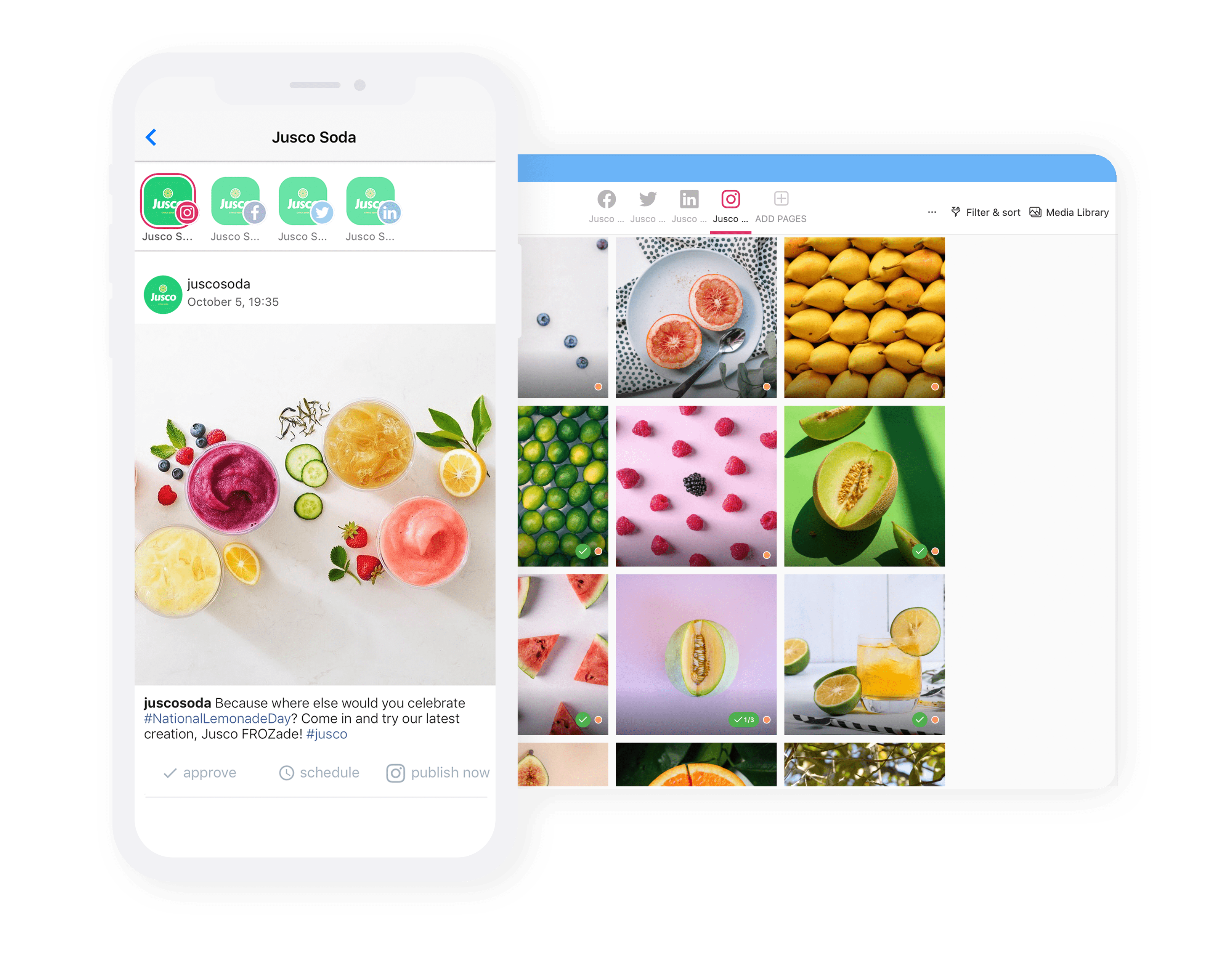 Schedule instagram posts planable