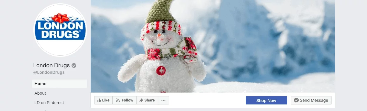 best social media campaigns london drugs christmas cover