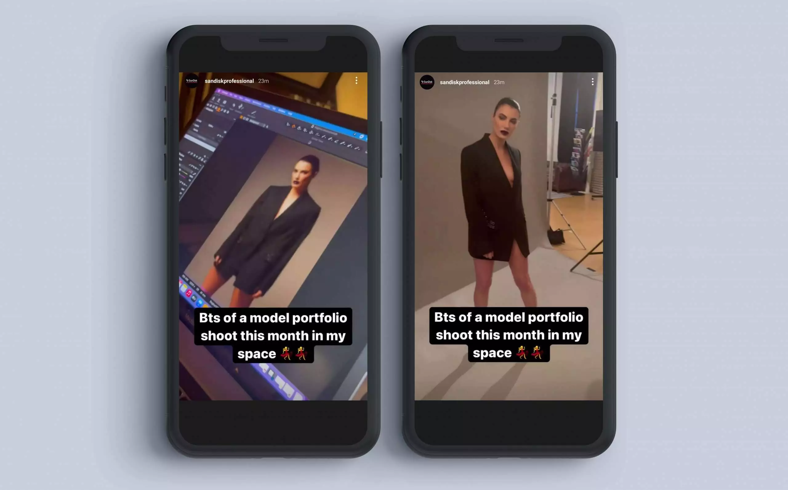 behind the scenes instagram story ideas