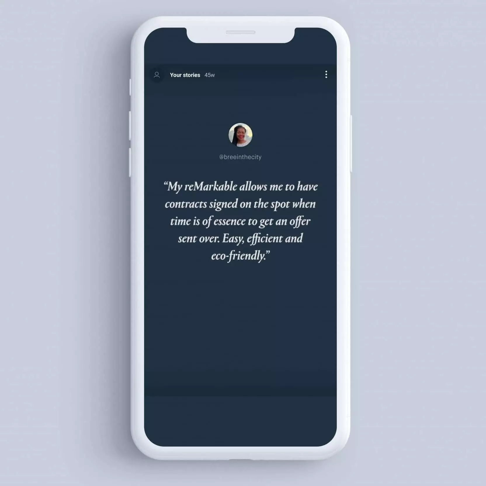 customer testimonial instagram story ideas