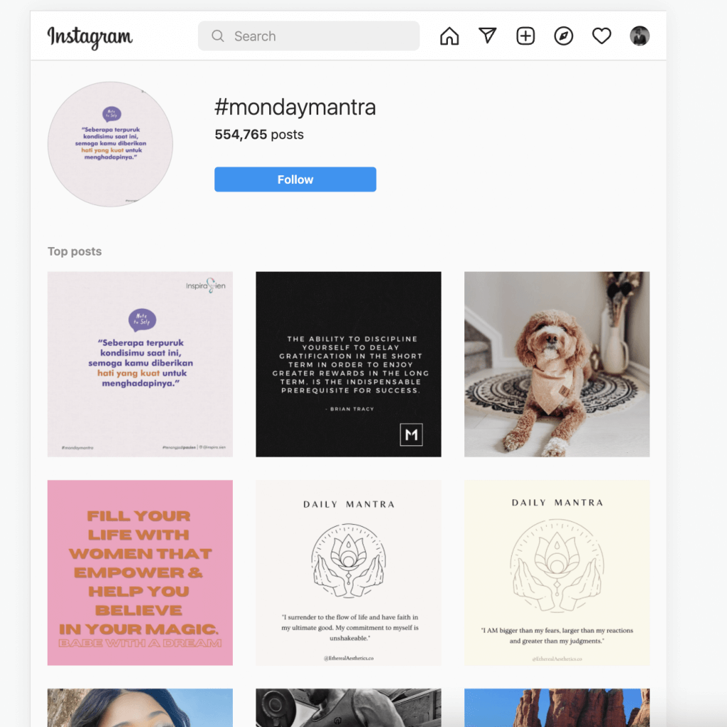 mondaymantra hashtag on Instagram