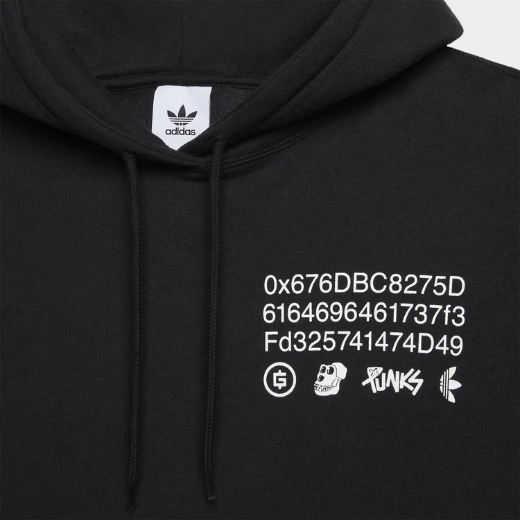 black Adidas hoodie