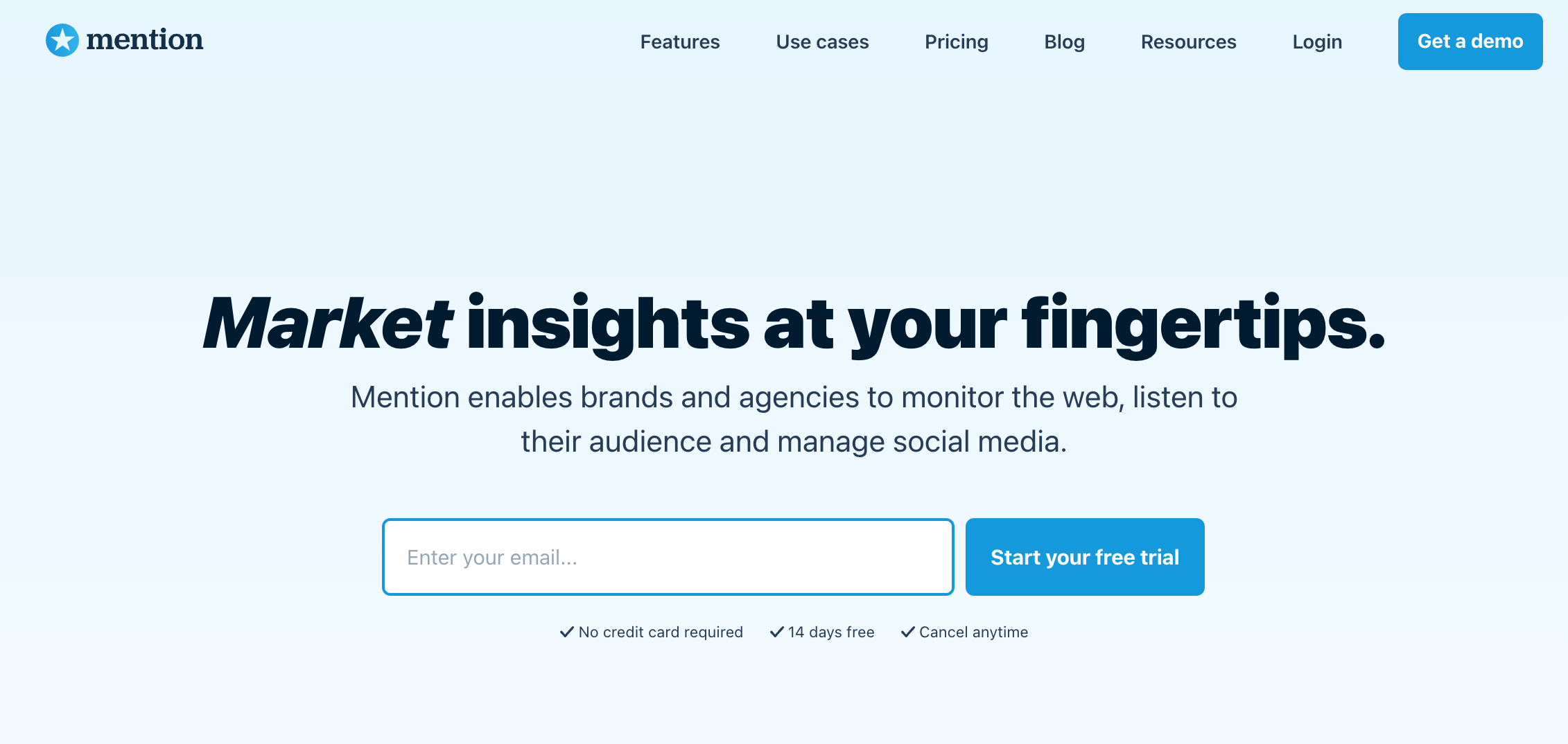 Mention - marketing insights platform.