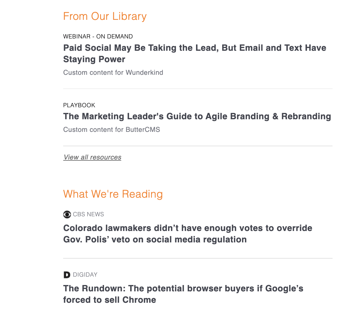  Social Media Today social media newsletter highlights top marketing reads and branding resources.