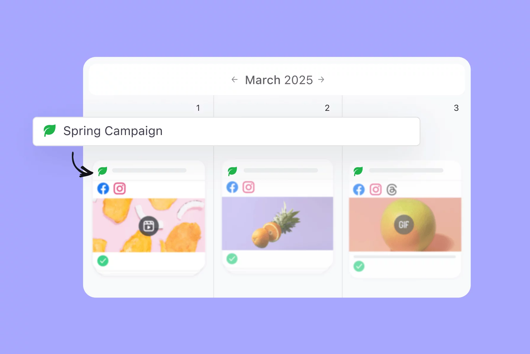 Campaigns in Planable: one place for everything a campaign needs