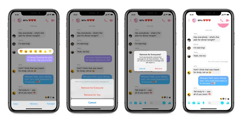 november social media industry news Facebook Finally Lets You “Unsend” Messages In Messenger