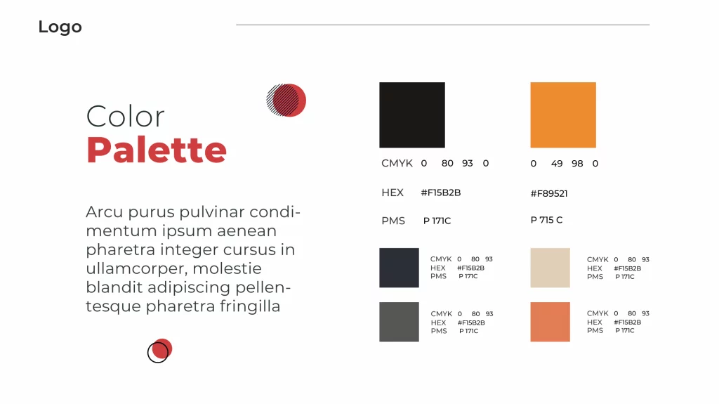 Simple Style Guide, Typography, Color & Shadow