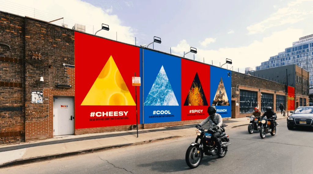 Doritos logo ad