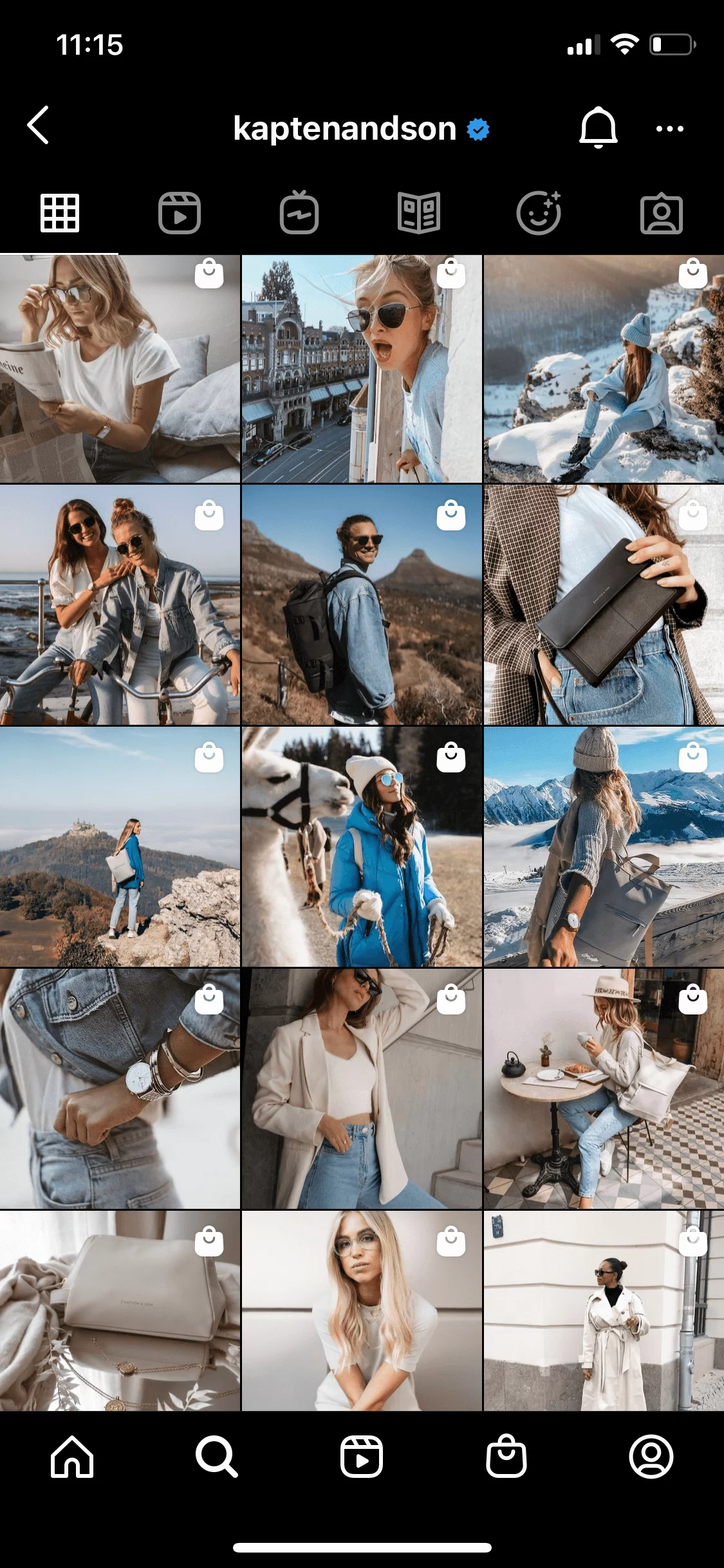 instagram grid lines