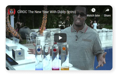 Ciroc The party ad with Diddy