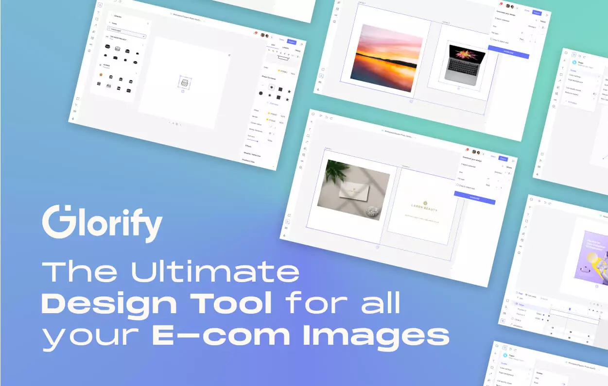 Presentation photo for Glorify - a design tool