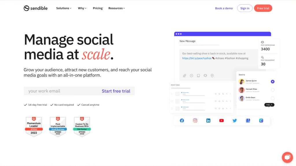 social media management tool sendible, an all-in-one platform